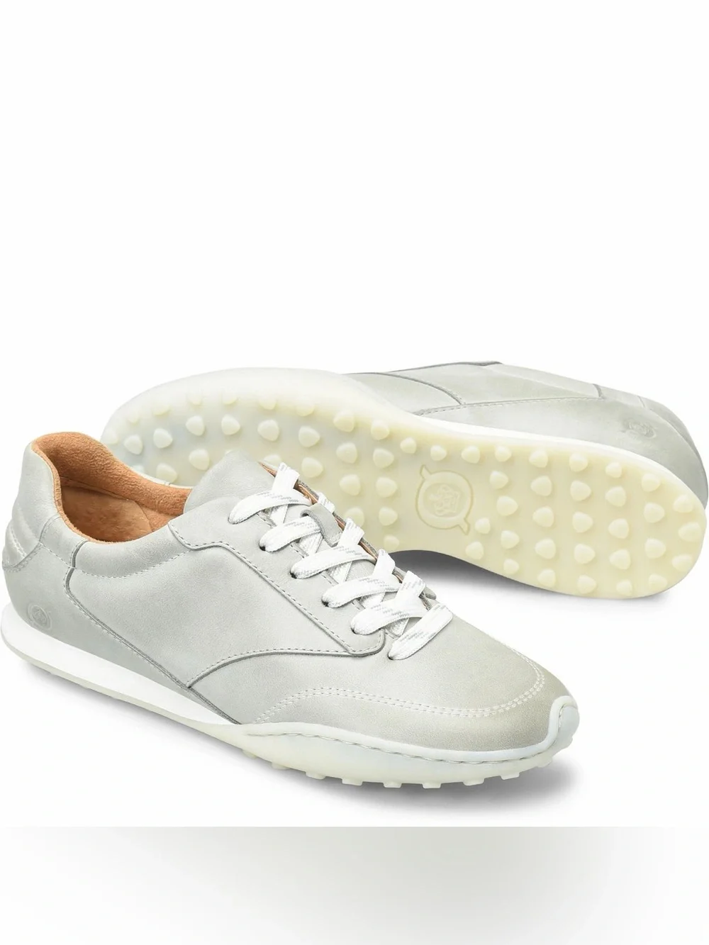 NWT Born Alma Light Green Leather Retro Jogger Sneakers Women’s Sz 6,5